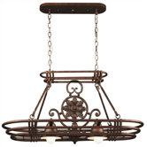 Dorada Lighted Hanging Pot Rack