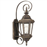 Estate  Small Wall Lantern in Antique Patina