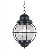 Hatteras   Hanging Lantern In Black