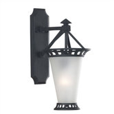 Beale Street  Outdoor Extra Large Wall Lantern in Textured Matte Black