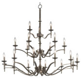 Hastings 21 Light Candle Chandelier
