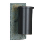 Oakley Outdoor Wall Lantern in Slate