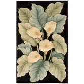 Tropics Black Novelty Rug