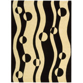 Parallels Black/White Rug