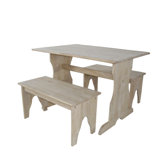 Juvenile Kids' 3 Piece Table and Bench Set