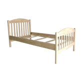 Unfinished Solid Wood Jamestown Twin Bed