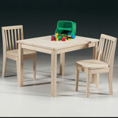 Unfinished Wood Mission Juvenile Kids Writing Table