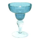 Iris Margarita Glass in Turquoise (Set of 4)