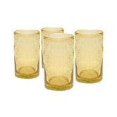 Iris Highball Glass in Citrine (Set of 4)