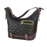 Quilted Hobo in Black
