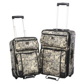 Travel Print 2 Piece Luggage Set