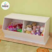Double Storage Unit in White