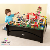 Metropolis Train Set on Table with Trundle