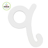 Q Letter in White