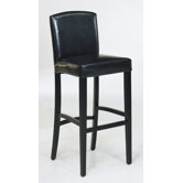 Melbourne Stationary Barstool in Black