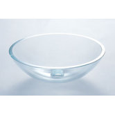 9.25" x 20.063" Vessel Sink with Tempered Glass