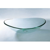 Boat Vessel Sink with Tempered Glass