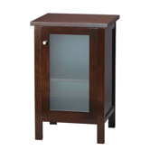 Side Cabinet with Glass Door
