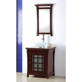 Orient Shoji 25" Bathroom Vanity with Frost Glass Doors
