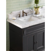 73" x 22" Torino Stone Top with Double Undermount Sink Cutouts