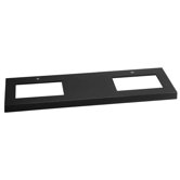 61" x 22" Wide Appeal Vanity Top for 2 Undermount Sinks