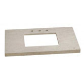 25" x 22" Wide Appeal Top for Single Undermount Sink