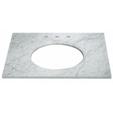 25" x 22" Stone Vanity Top for Single Undermount Sink