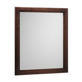 Newcastle 27" x 35" Wood Framed Mirror