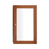 Transitional Style Single Wood Framed Medicine Cabinet