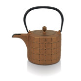 0,8L Teekessel "Shang" aus Gusseisen in Bronze
