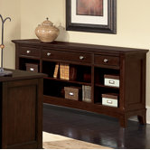 Kennett Square Console Bookcase in Dark Chocolate