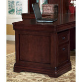 Rue de Lyon Mobile Pedestal in Cognac Cherry
