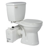Round Front Toilet with Sanibest