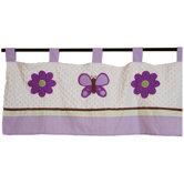 Lavender Butterfly Valance
