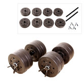 40 lb Vinyl Cement Dumbbell Set