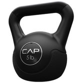 Vinyl Kettlebell in Black