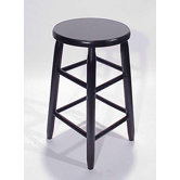 24" Round Top Backless Barstool