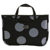 Small Neoprene Laptop Sleeve in Bubbles Gray