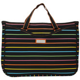 Large Neoprene Laptop Sleeve in Pencil Stripes Tropical