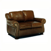 Hilton Leather Loveseat