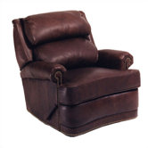 Hi-Back Pub Leather Recliner