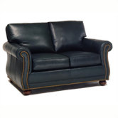 Manchester Leather Loveseat