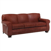 Hampton Leather Sleeper Sofa