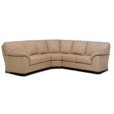 Regis Leather Sectional