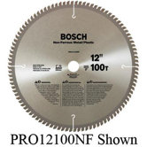 Professional Series Circular Saw Blade For Non-Ferrous Metal/Plastic Cutting With 40 TPI, Dx5/8" Arbor, 5&deg; Hook Angle