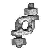 Big Orange Mid-Grip Double Saddle Wire Rope Clips - mid grip 5/16" double saddle