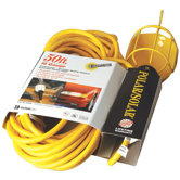 Coleman Cable - Polar/Solar Trouble Lights 50' 16/3 Sjeo Yellow Trouble Light Grounded Me: 172-05858 - 50' 16/3 sjeo yellow trouble light grounded me