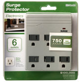 Front Entry Surge Protector Wall Adaptor