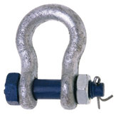 999-G Series Shackles - 999 1" 8-1/2t shackle w/safet pin carbon