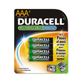 Rechargeable Nimh Batteries with Duralock Power Preserve Technology, Aaa, 4/Pack